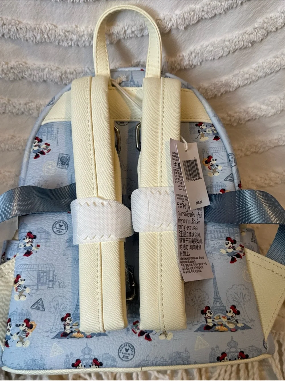 Disney Parks 2026 Epcot France Mickey Minnie Loungefly Mini Backpack NWT